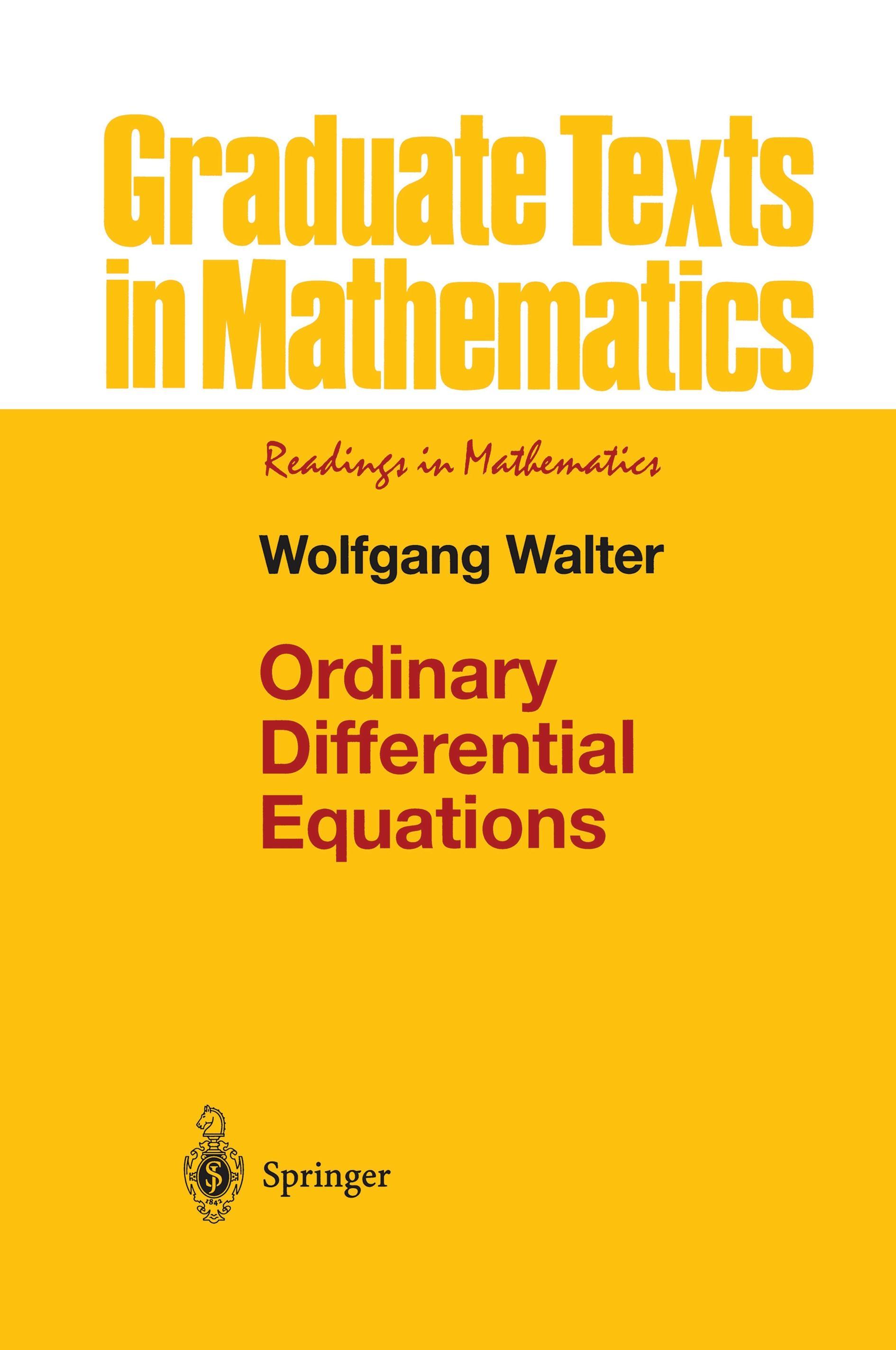 Ordinary Differential Equations