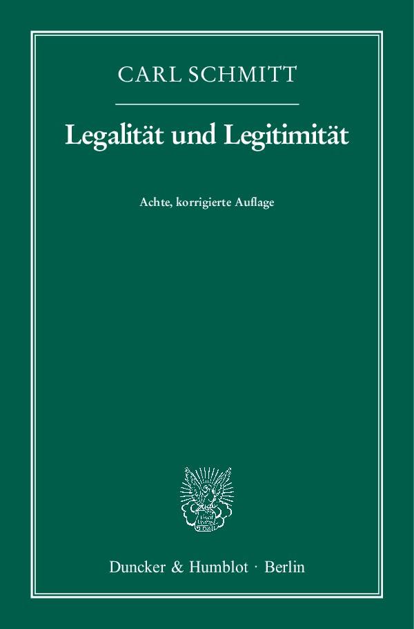 Legalität und Legitimität