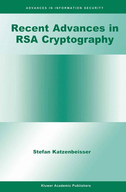 Recent Advances in RSA Cryptography