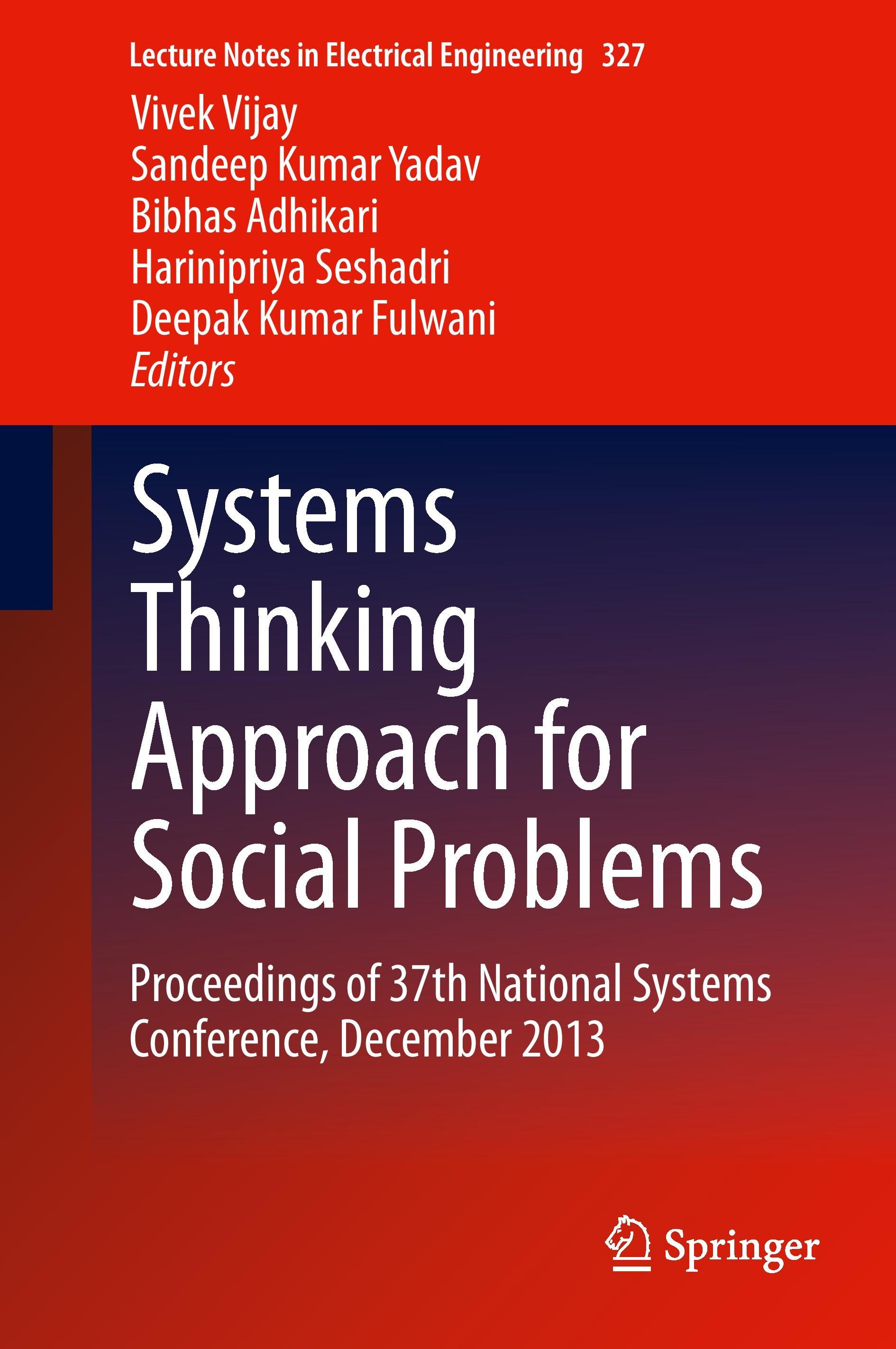 Systems Thinking Approach for Social Problems