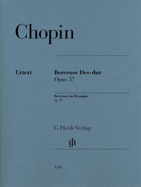 Berceuse Des-dur op. 57 für Klavier zu zwei Händen. Revidierte Ausgabe von HN 320