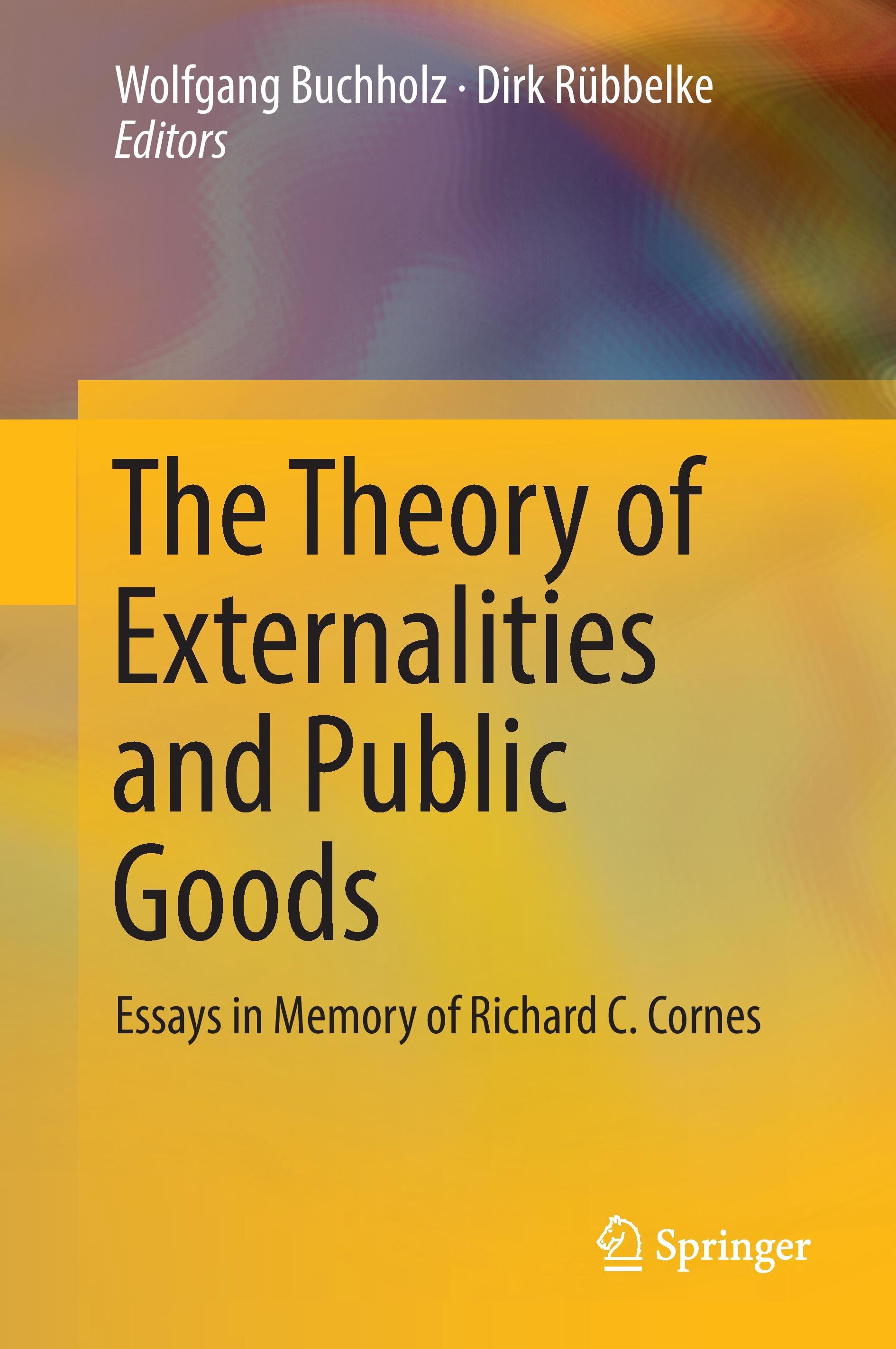 The Theory of Externalities and Public Goods