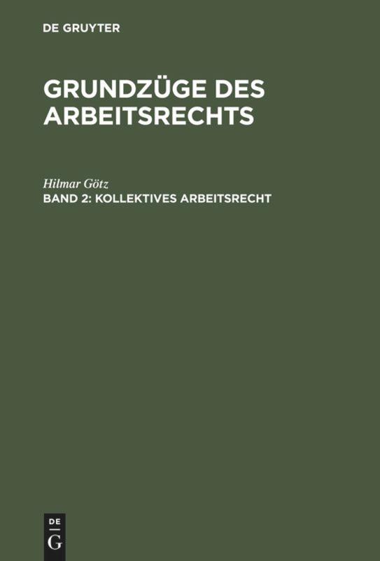 Kollektives Arbeitsrecht