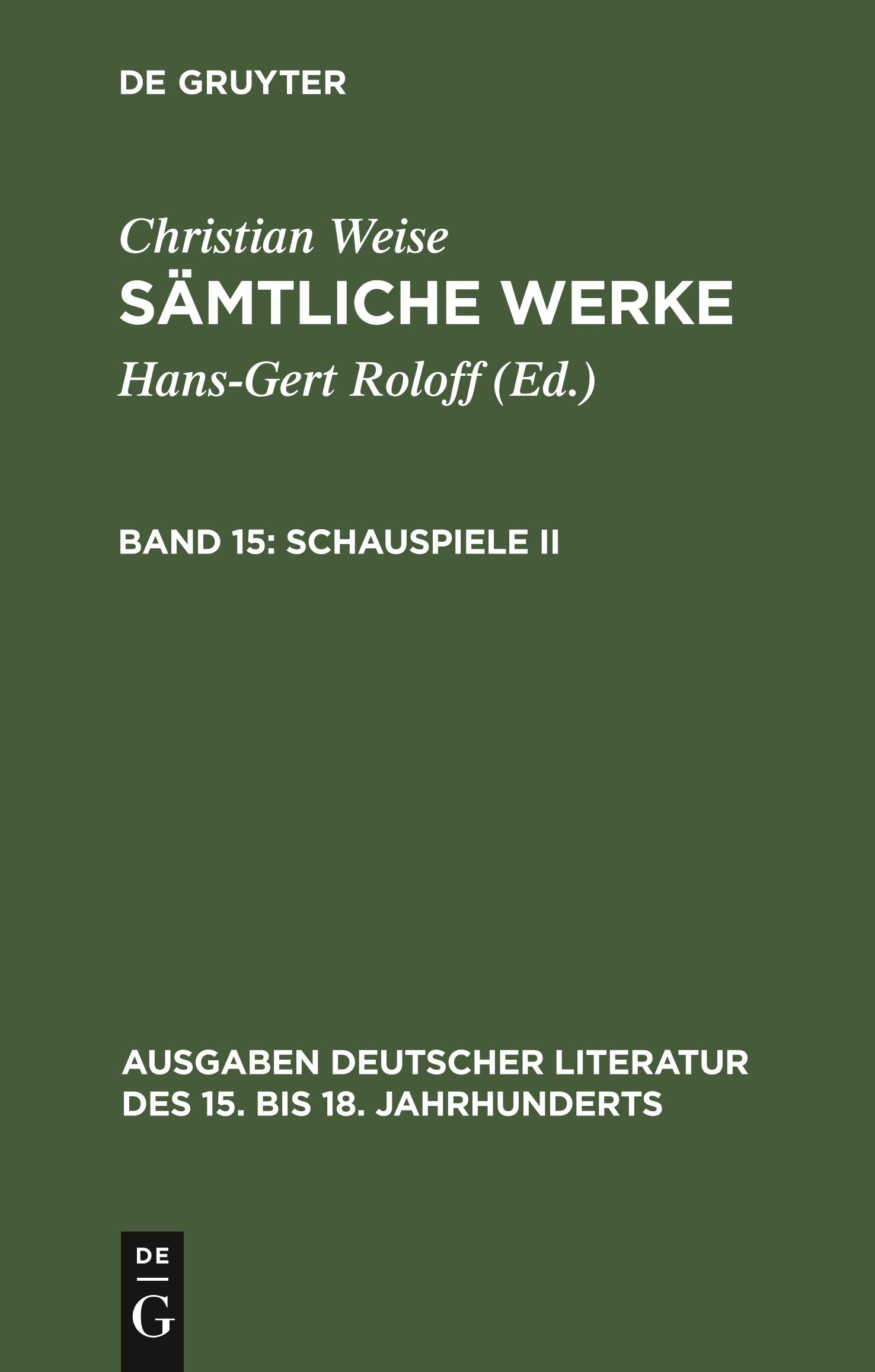 Schauspiele II