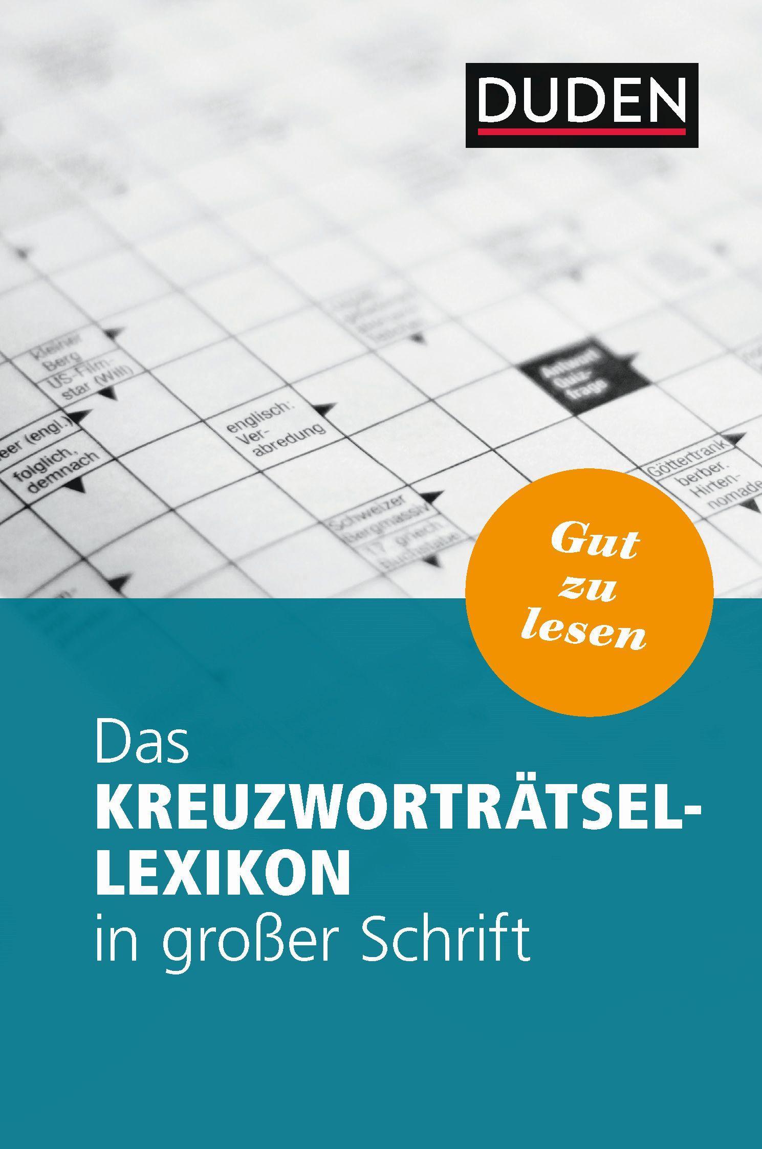 Das Kreuzworträtsel-Lexikon in großer Schrift