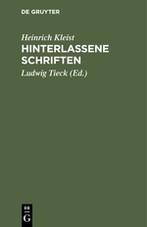 Hinterlassene Schriften