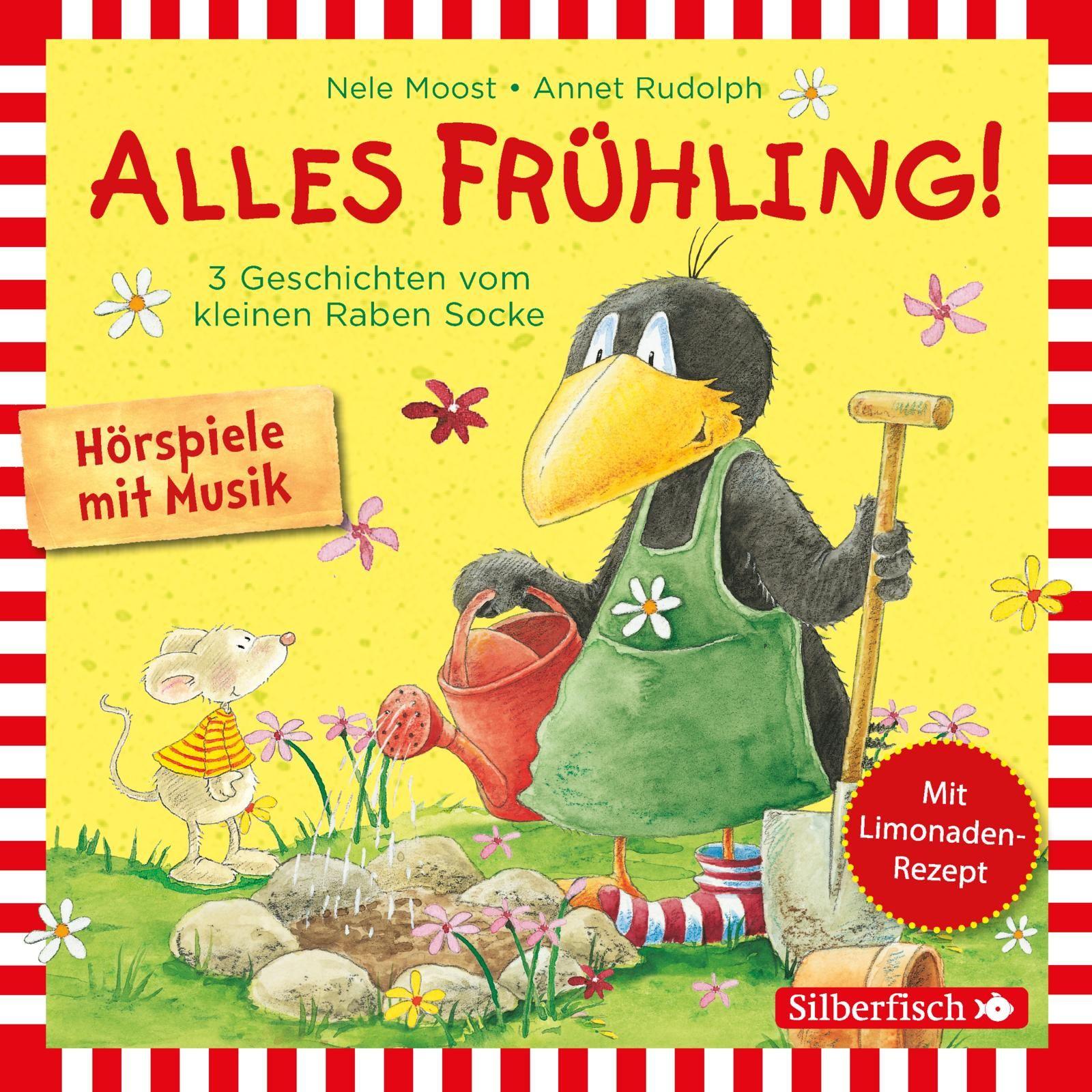 Alles Frühling!: Alles Freunde!, Alles wächst!, Alles gefärbt! (Kleiner Rabe Socke )