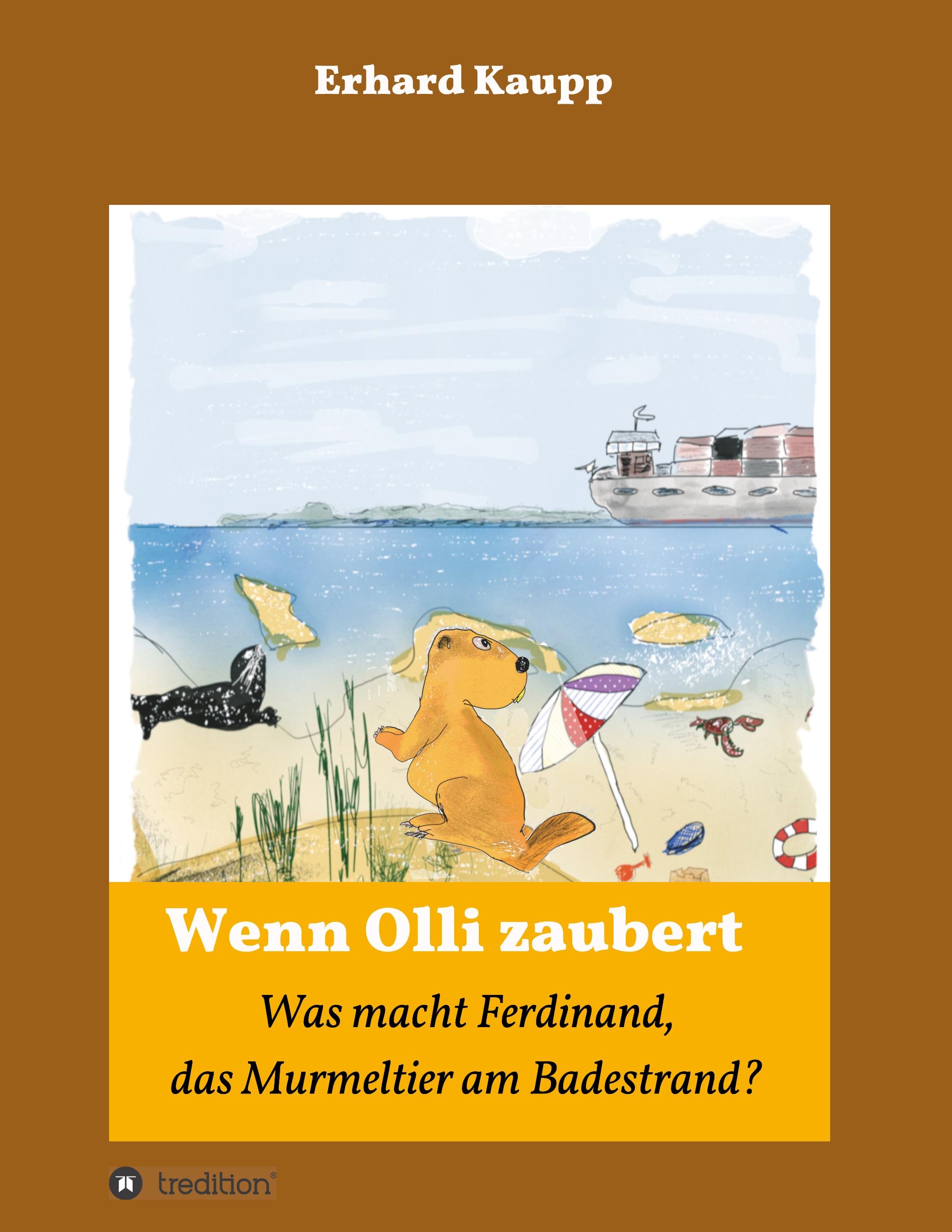 Was macht denn Ferdinand, das Murmeltier am Badestrand?