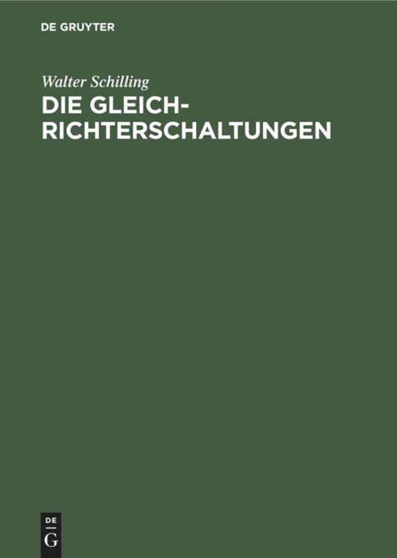 Die Gleichrichterschaltungen