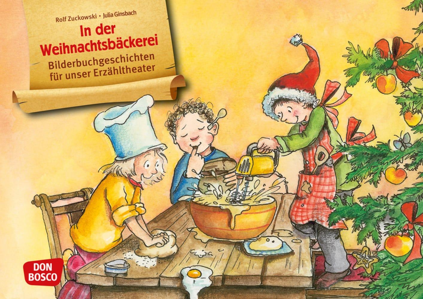 In der Weihnachtsbäckerei. Kamishibai Bildkartenset