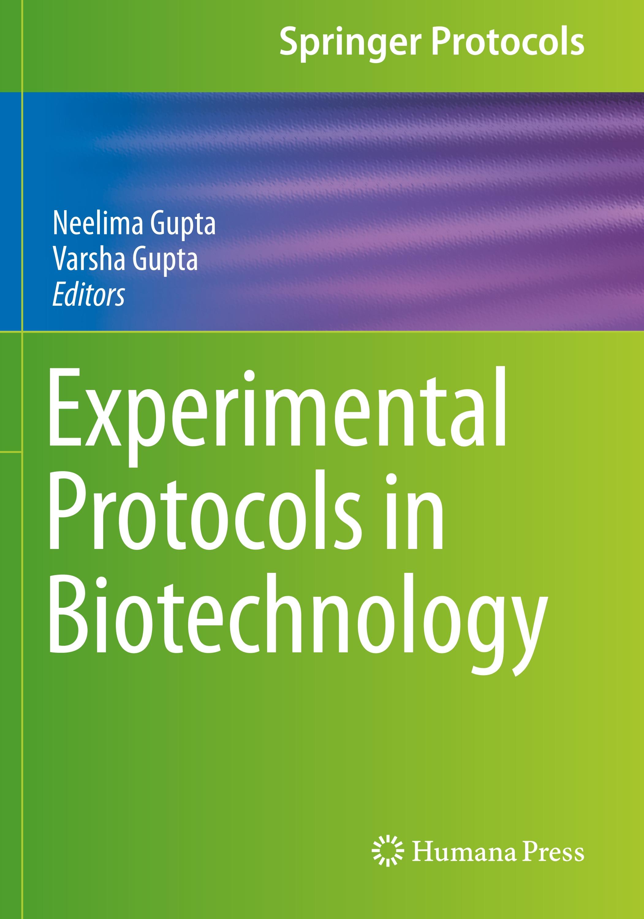 Experimental Protocols in Biotechnology