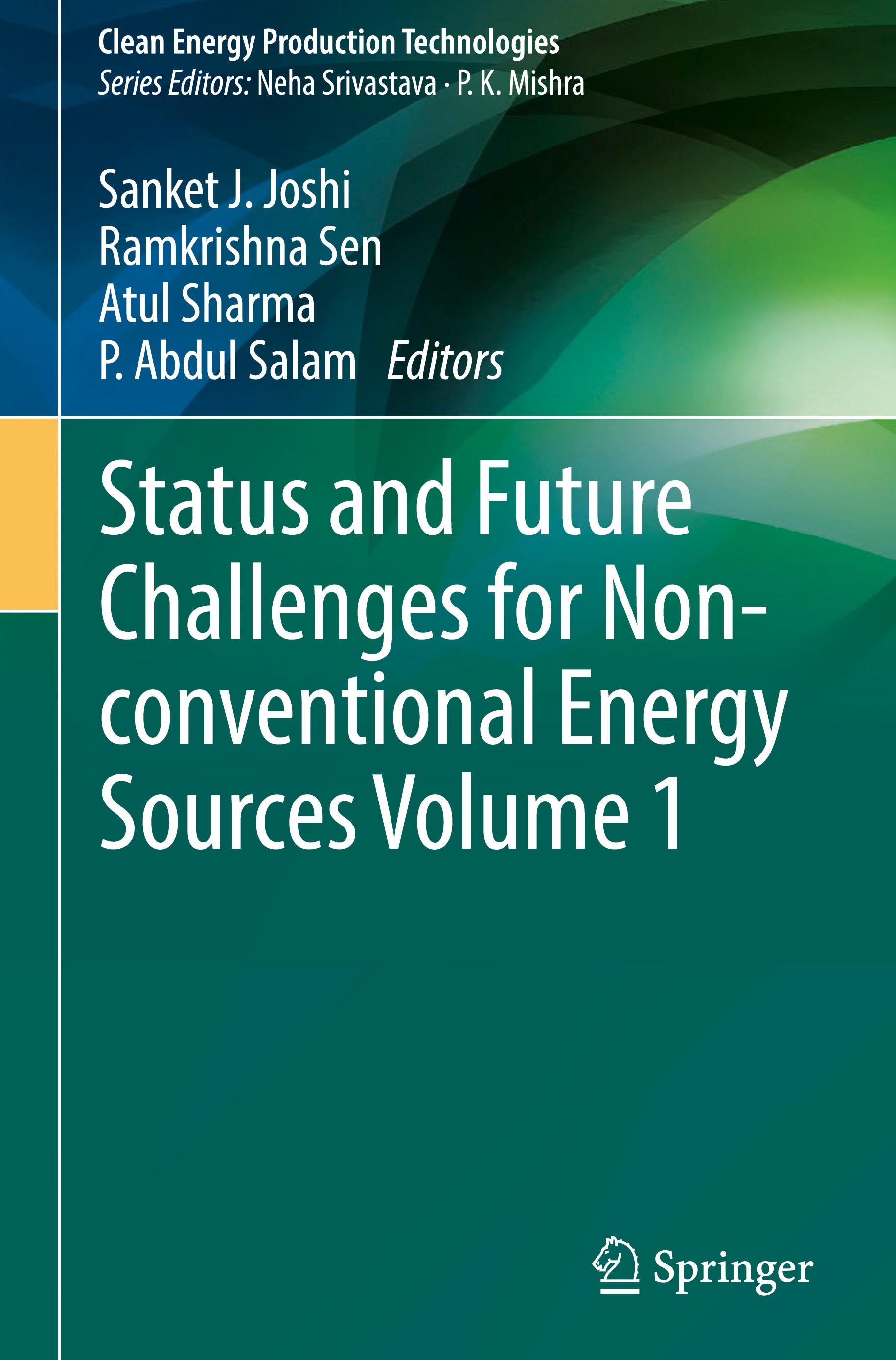 Status and Future Challenges for Non-conventional Energy Sources Volume 1