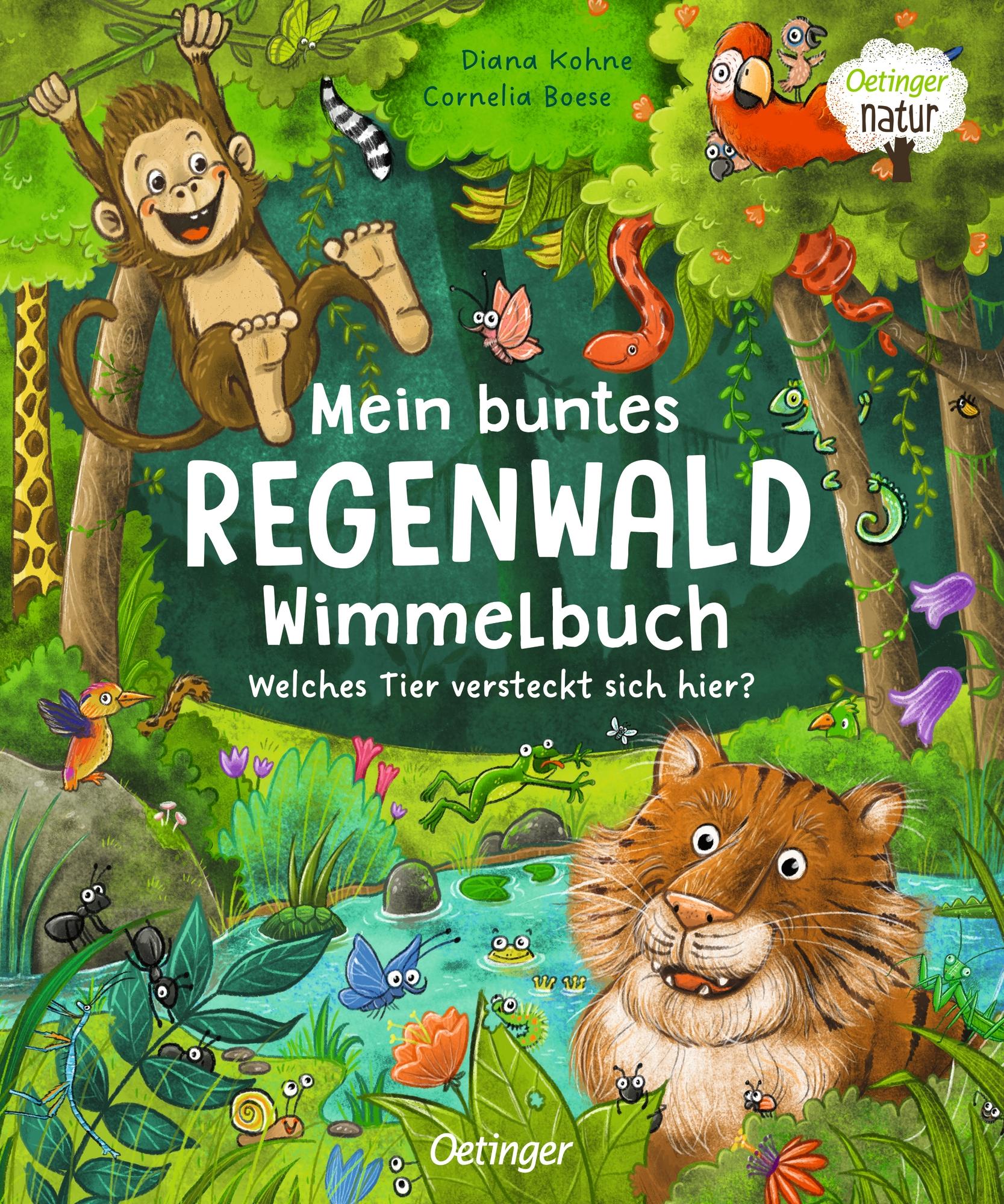 Mein buntes Regenwald Wimmelbuch