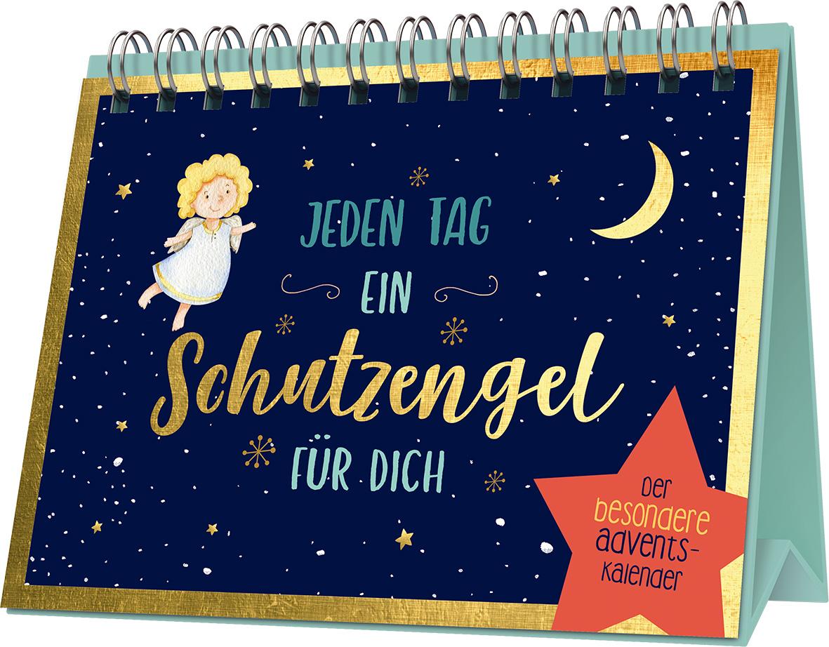 Jeden Tag ein Schutzengel für dich | Adventskalender mit Aufsteller