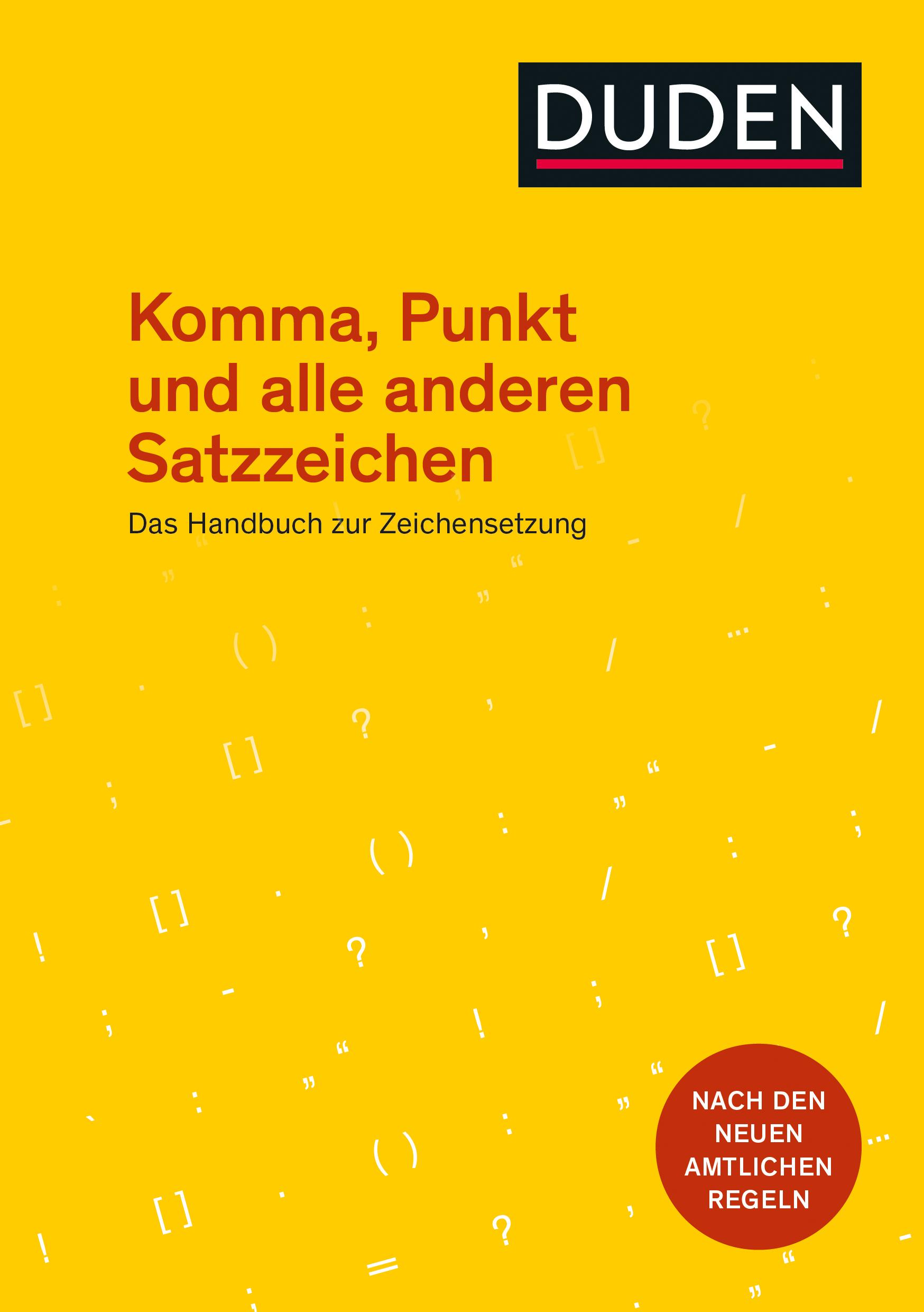 Komma, Punkt und alle anderen Satzzeichen