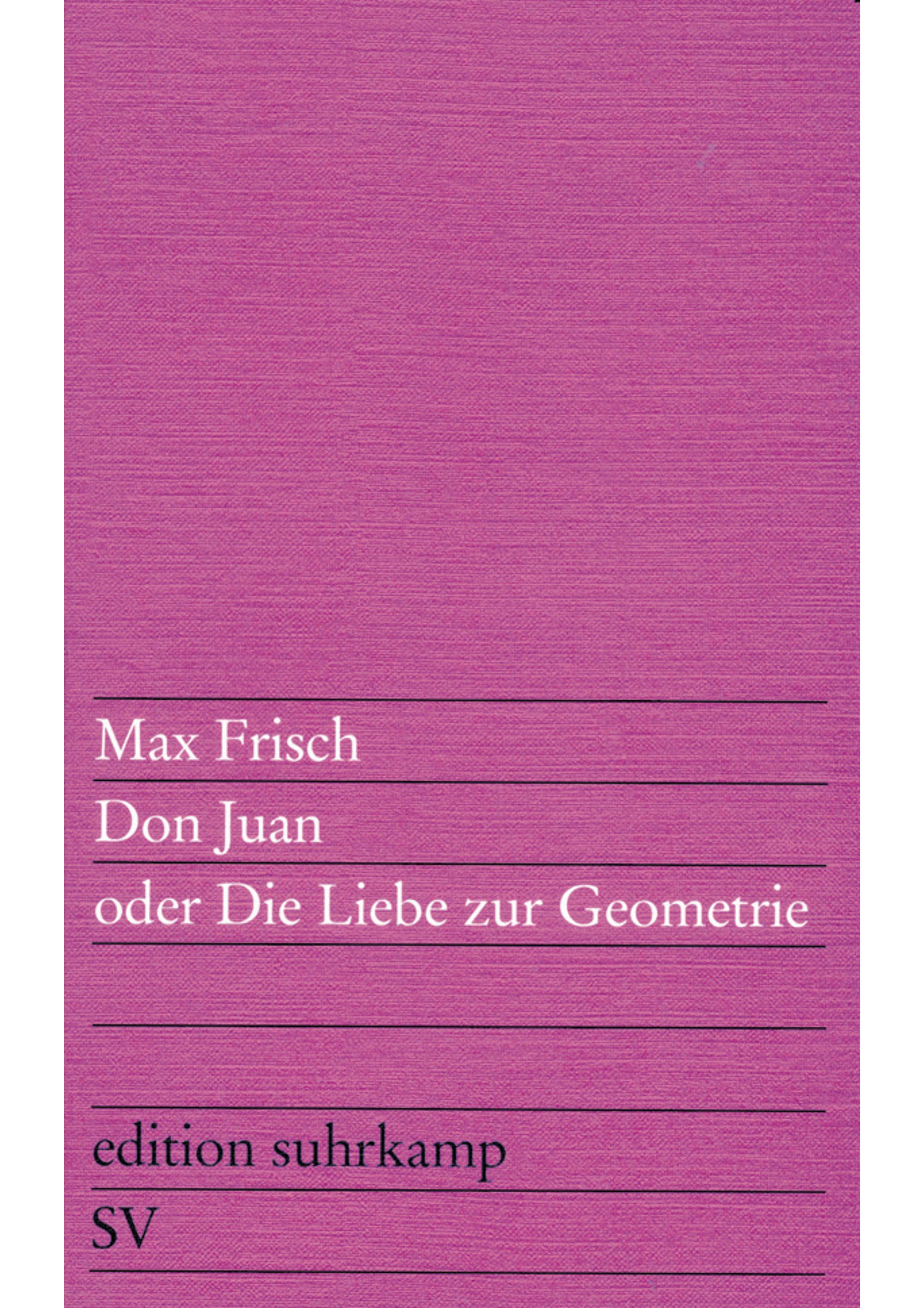 Don Juan oder Die Liebe zur Geometrie