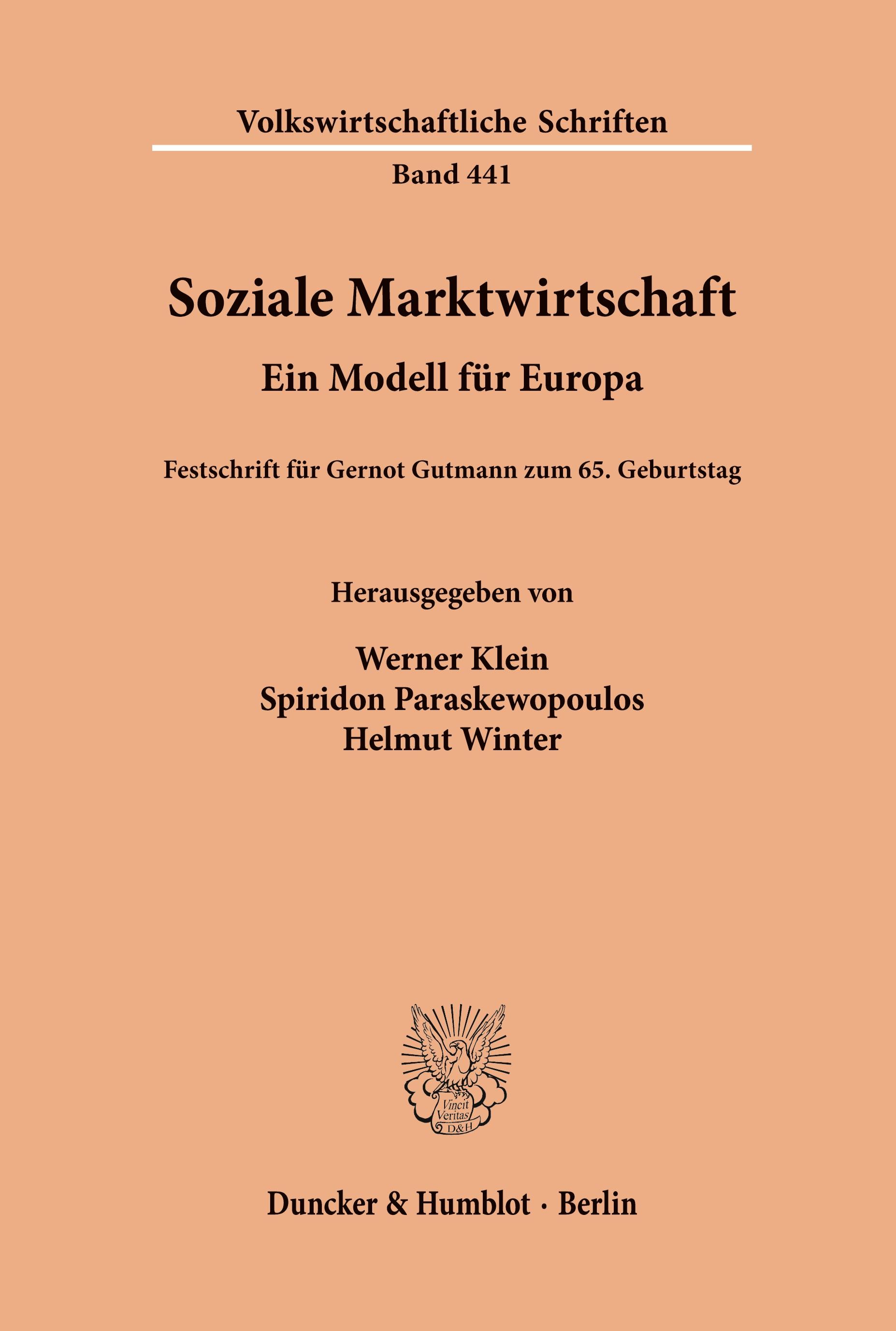 Soziale Marktwirtschaft.