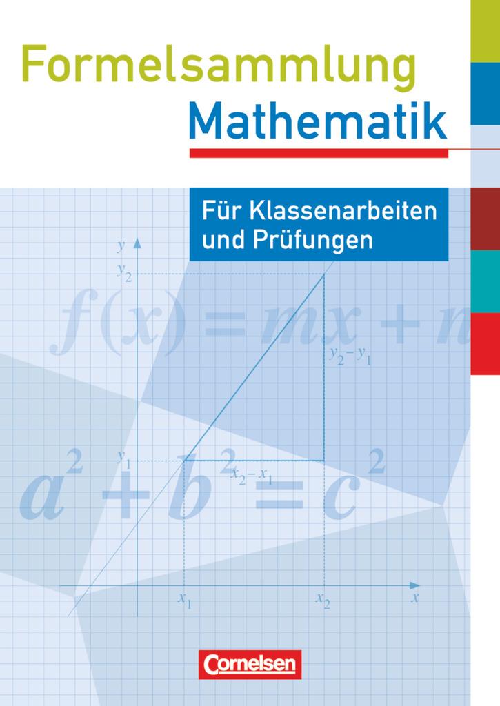 Formelsammlungen Sekundarstufe I. Prüfungseinleger Mathematik. 5er Pack. Westliche Bundesländer (außer Bayern und Hessen)