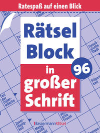 Rätselblock in großer Schrift 96 (5 Exemplare à 2,99 €)