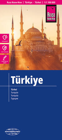 Reise Know-How Landkarte Türkei / Türkiye (1:1.100.000)