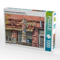 CALVENDO Puzzle Hanselbrunnen mit der Fasnachtfigur Hansel 1000 Teile Lege-Größe 64 x 48 cm Foto-Puzzle Bild von Liselotte Brunner-Klaus