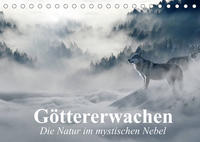 Göttererwachen. Die Natur im mystischen Nebel (Tischkalender 2022 DIN A5 quer)