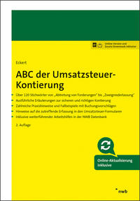 ABC der Umsatzsteuer-Kontierung