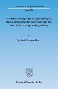 Die Auswirkung einer mangelbedingten Rückabwicklung des Liefervertrags auf den Finanzierungsleasingvertrag.