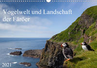 Vogelwelt und Landschaft der Färöer (Wandkalender 2021 DIN A3 quer)