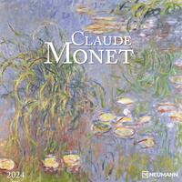 Claude Monet 2024 - Wand-Kalender - Broschüren-Kalender - 30x30 - 30x60 geöffnet - Kunst-Kalender