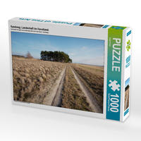 CALVENDO Puzzle Sandweg. Landschaft im Havelland. 1000 Teile Lege-Größe 64 x 48 cm Foto-Puzzle Bild von Anja Frost