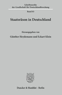 Staatsräson in Deutschland.