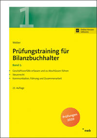 Prüfungstraining für Bilanzbuchhalter, Band 1