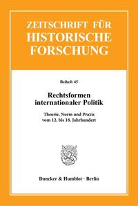 Rechtsformen internationaler Politik.