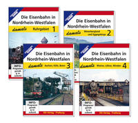 Die Eisenbahn in Nordrhein-Wesstfalen damals - Teil 1 bis Teil 4 im Paket