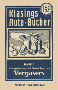 Klasings Auto-Bücher Band 1