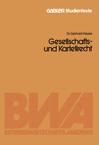 Gesellschafts- und Kartellrecht