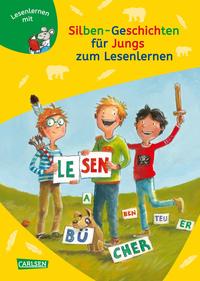 LESEMAUS zum Lesenlernen Sammelbände: Silben-Geschichten für Jungs zum Lesenlernen