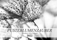 Pusteblumenzauber in schwarzweiß (Wandkalender 2022 DIN A2 quer)