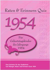 Raten und Erinnern Quiz 1954