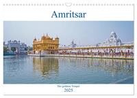 Amritsar - Der goldene Tempel (Wandkalender 2025 DIN A3 quer), CALVENDO Monatskalender