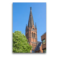 Premium Textil-Leinwand 50 x 75 cm Hoch-Format Lutherkirche | Wandbild, HD-Bild auf Keilrahmen, Fertigbild auf hochwertigem Vlies, Leinwanddruck von pixs:sell@Adobe Stock