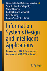 Information Systems Design and Intelligent Applications