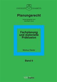 Fachplanung und materielle Präklusion