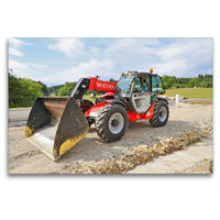 Premium Textil-Leinwand 120 x 80 cm Quer-Format Manitou MT 732 | Wandbild, HD-Bild auf Keilrahmen, Fertigbild auf hochwertigem Vlies, Leinwanddruck von Günther Geiger