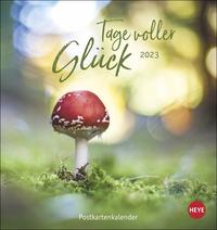 Tage voller Glück Postkartenkalender 2023. Kalender mit Postkarten zum Sammeln und Verschicken. Inspirierende Fotos mit Sprüchen. Fotokalender zum Aufstellen. Wandkalender 2023