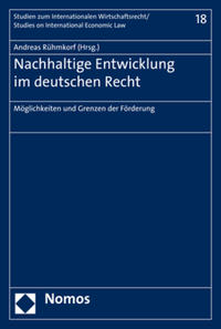 Nachhaltige Entwicklung im deutschen Recht