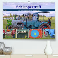 Schleppertreff auf dem Heersberg in Burgfelden (Premium, hochwertiger DIN A2 Wandkalender 2023, Kunstdruck in Hochglanz)