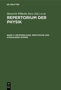 Repertorium der Physik / Meteorologie, specifische und strahlende Wärme