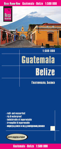 Reise Know-How Landkarte Guatemala, Belize (1:500.000)